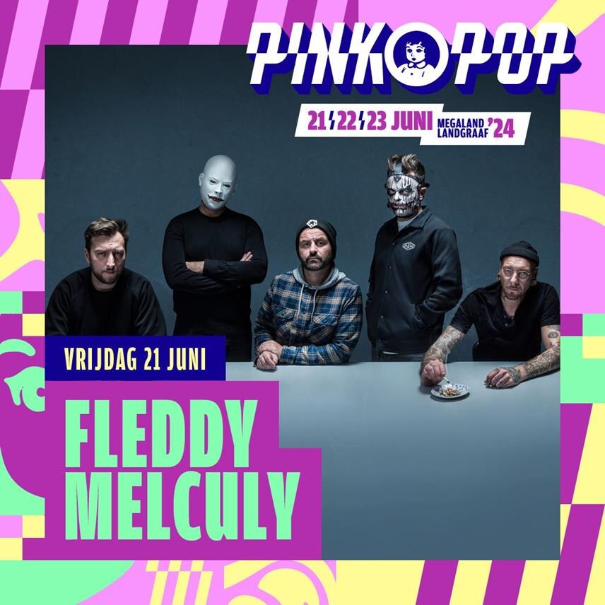 Metalband Fleddy Melculy bevestigd voor Pinkpop 2024