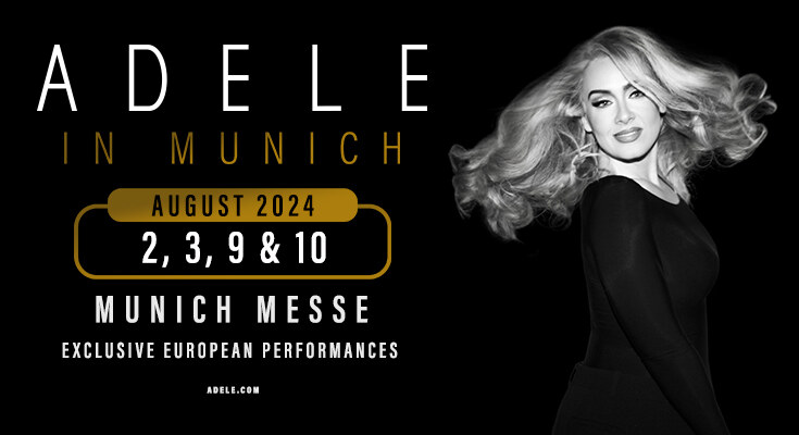 Adele kondigt zomerconcerten in München aan.