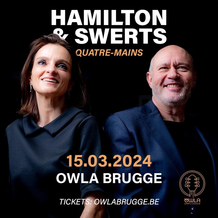 West-Vlaming Patrick Hamilton en Nel Swerts brengen uniek 'Quatre-Mains'-pianoconcert in Brugge