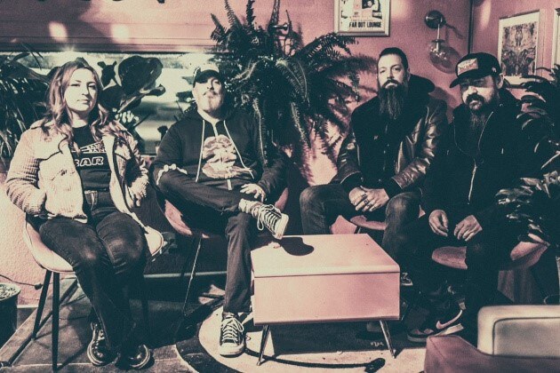 High Desert Queen sign with Magnetic Eye Records!