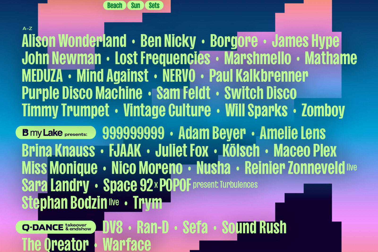 Amelie Lens, Q-dance, Maceo Plex, Reinier Zonneveld en meer nieuwe namen voor Heineken Balaton Sound
