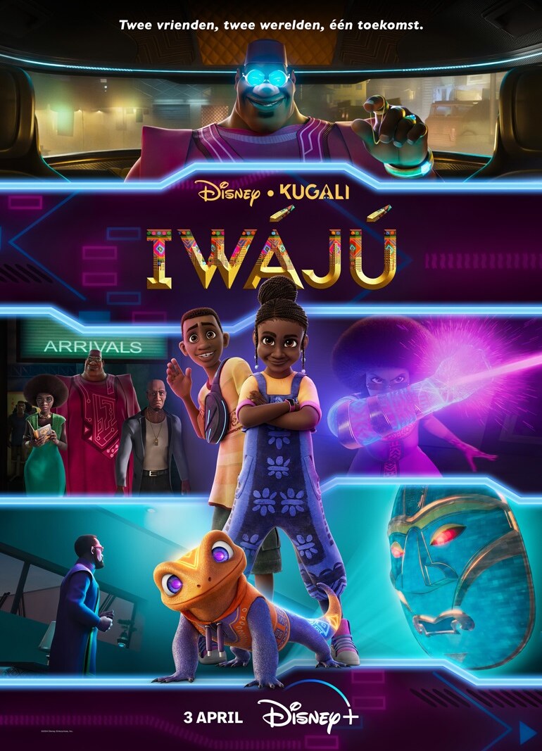 Ontdek de trailer en poster voor de nieuwe originele animatieserie “Iwájú” van Kugali en Walt Disney Animation Studios