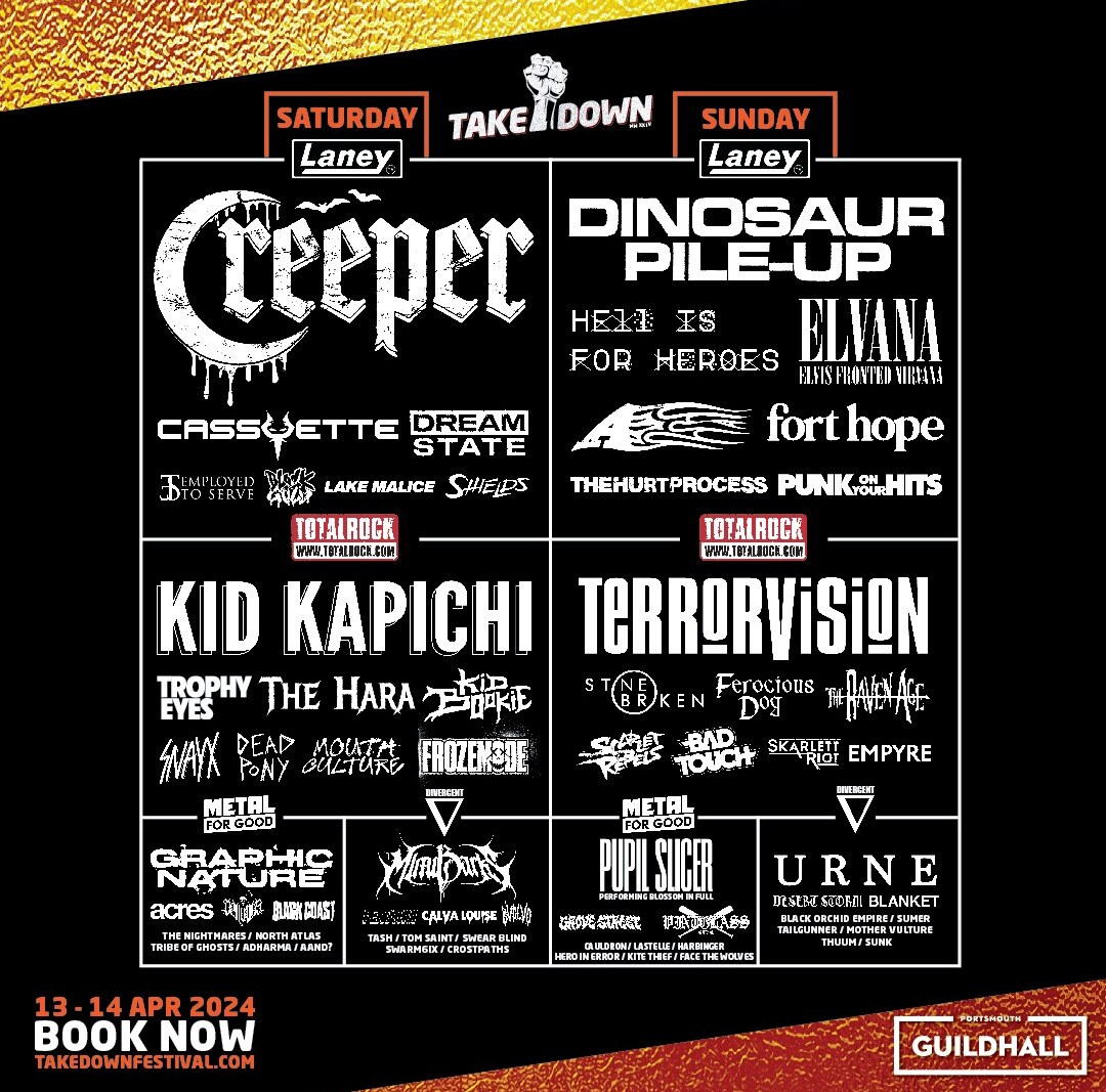 Line-up Takedown Festival 2024