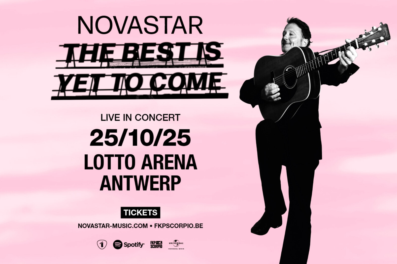 Novastar viert release van album met aankondiging grootste Belgische indoorconcert