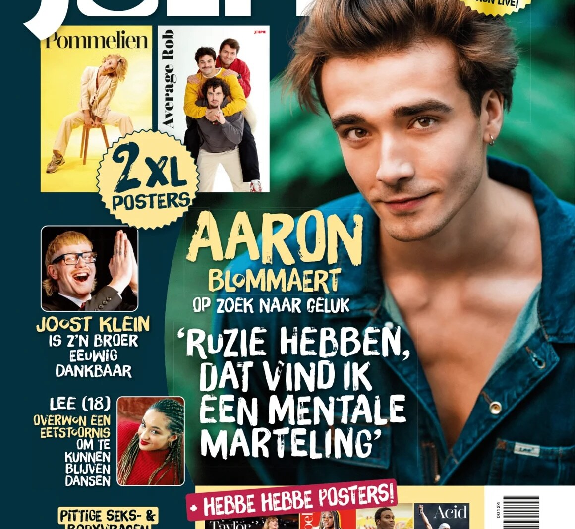 Speciaal voor JEZ! maakt legendarisch tienerblad comeback met Aaron Blommaert als coverboy