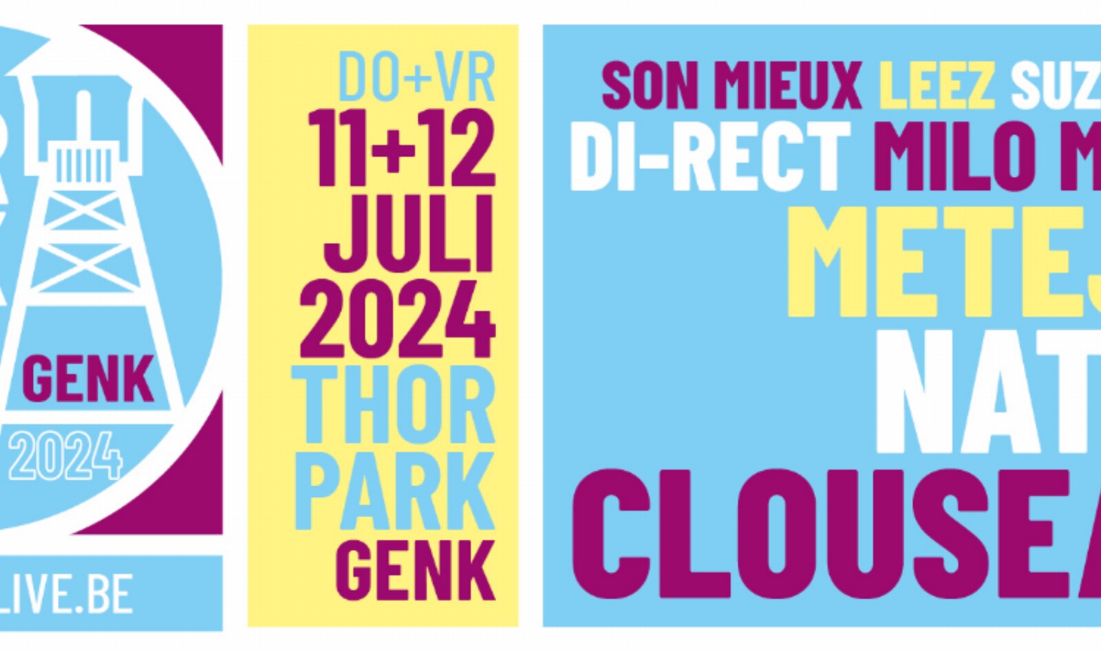 Thor Park Live: Natalia, Milo Meskens, Leez & Son Mieux komen ook naar Genk 