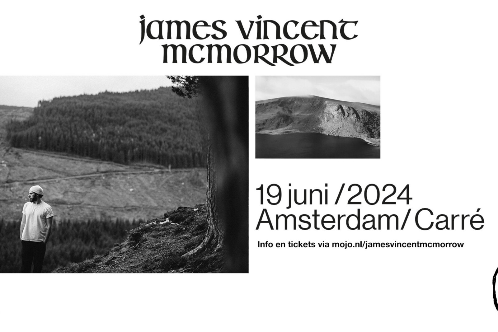 James Vincent McMorrow presenteert nieuw album 'Wide open, Horses' op 19 juni in Carré