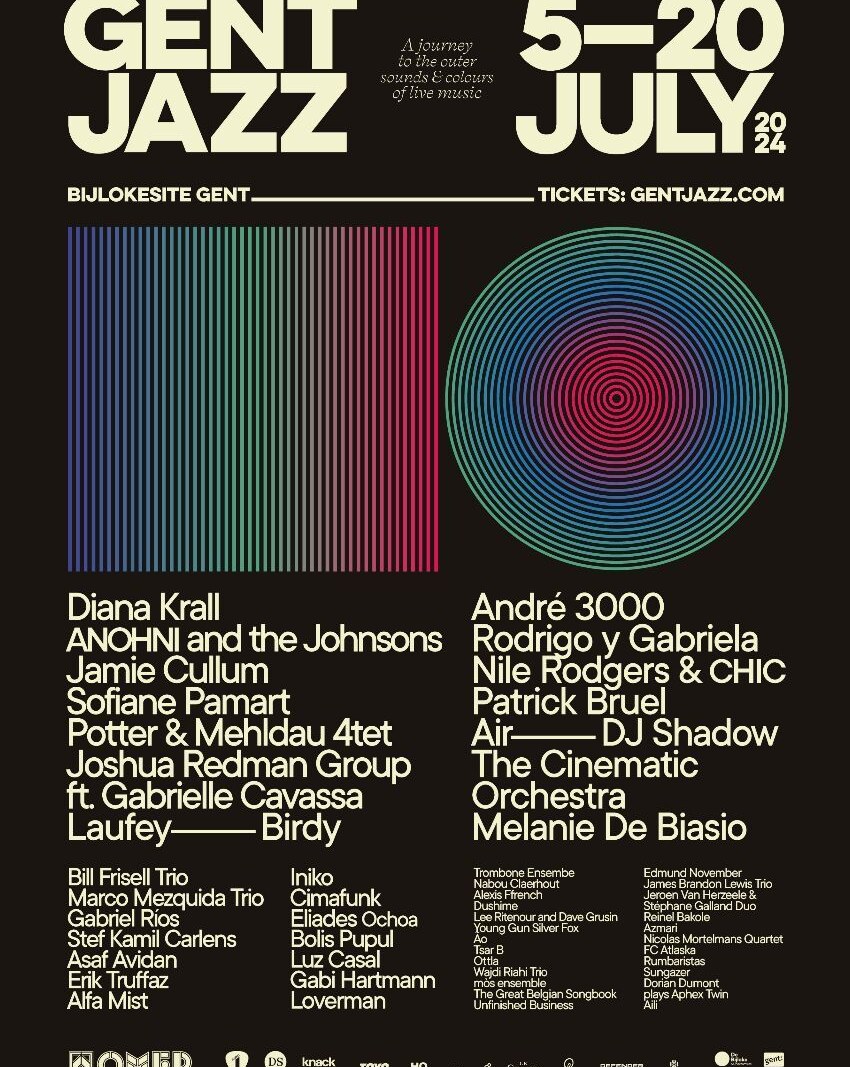 André 3000, The Cinematic Orchestra, Nile Rodgers & CHIC, Bolis Pupul, Melanie De Biasio en meer op Gent Jazz