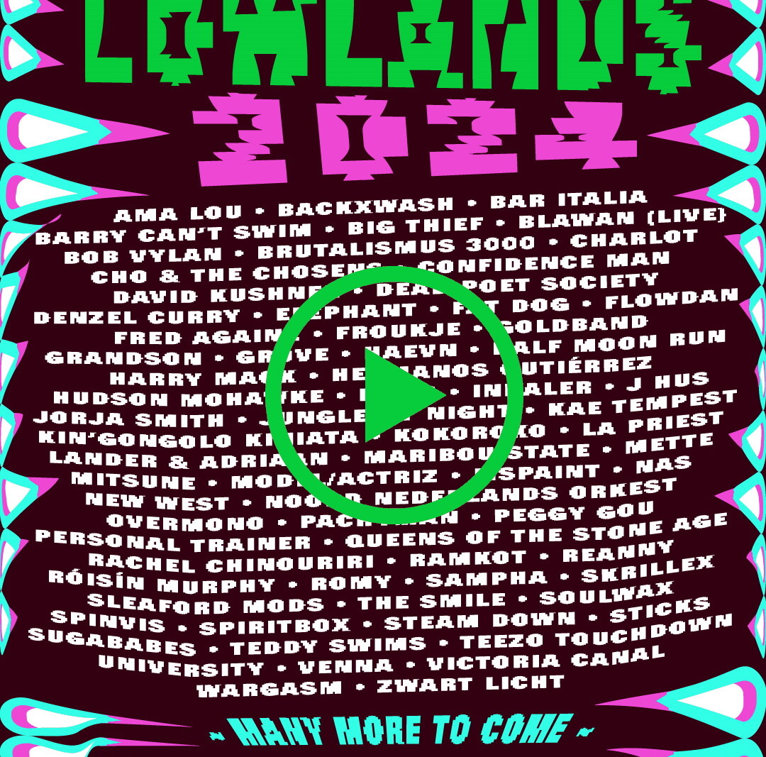 23 nieuwe namen voor Lowlands 2024