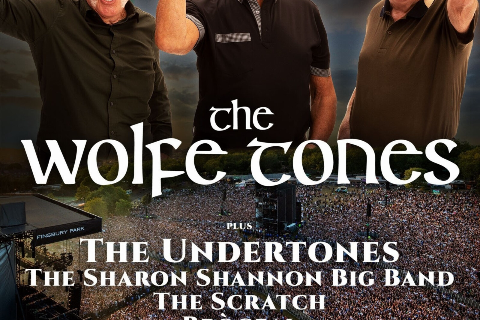 The Wolfe Tones announce their last ever London performance with huge Finsbury Park date this summer alongside special guests The Undertones 