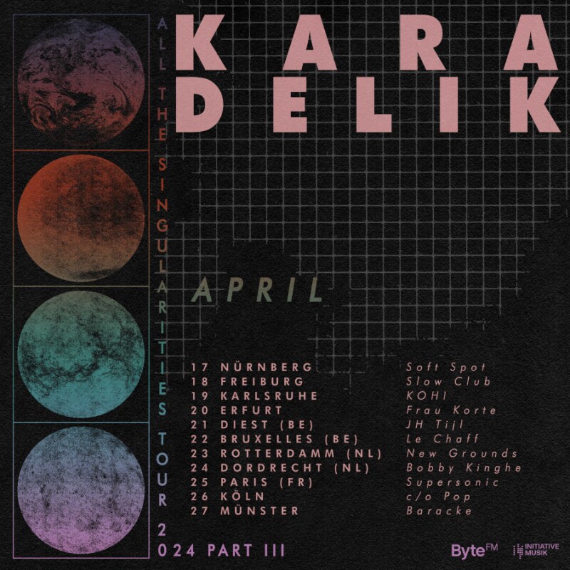 Kara Delik from Berlin (Punk, Kraut-Welle, Psych-Dub Vibe) on Tour in April!
