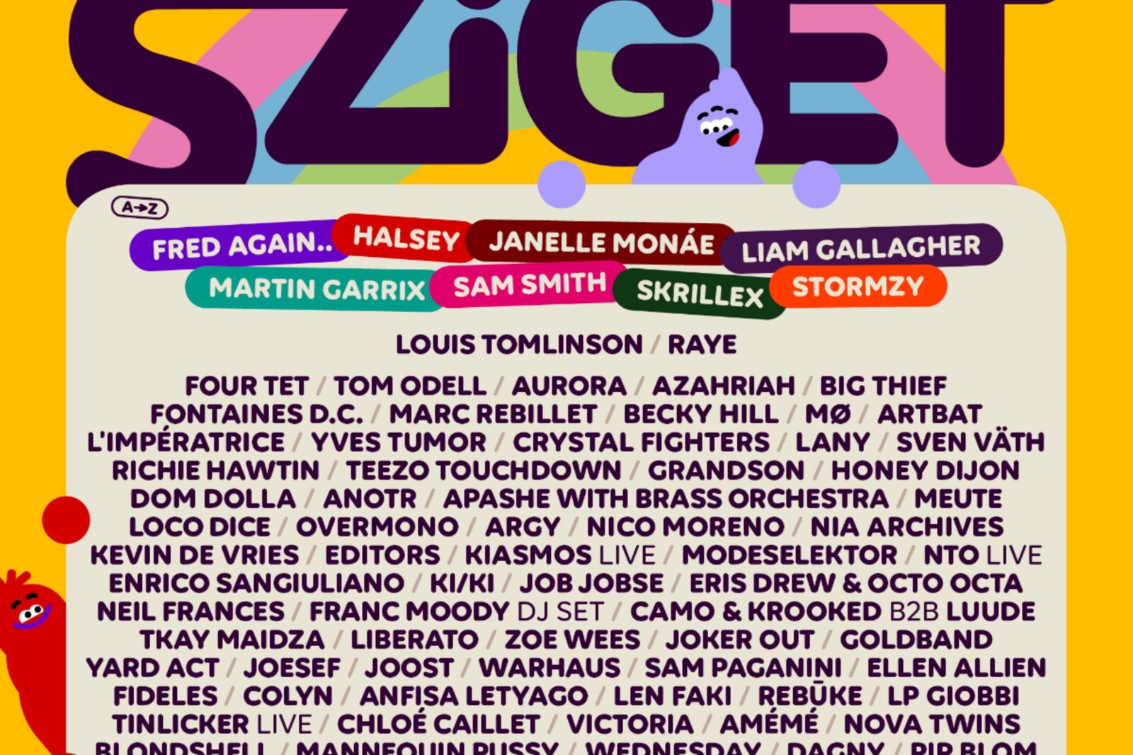Sziget bevestigt Halsey, Liam Gallagher, RAYE, Janelle Monáe en meer