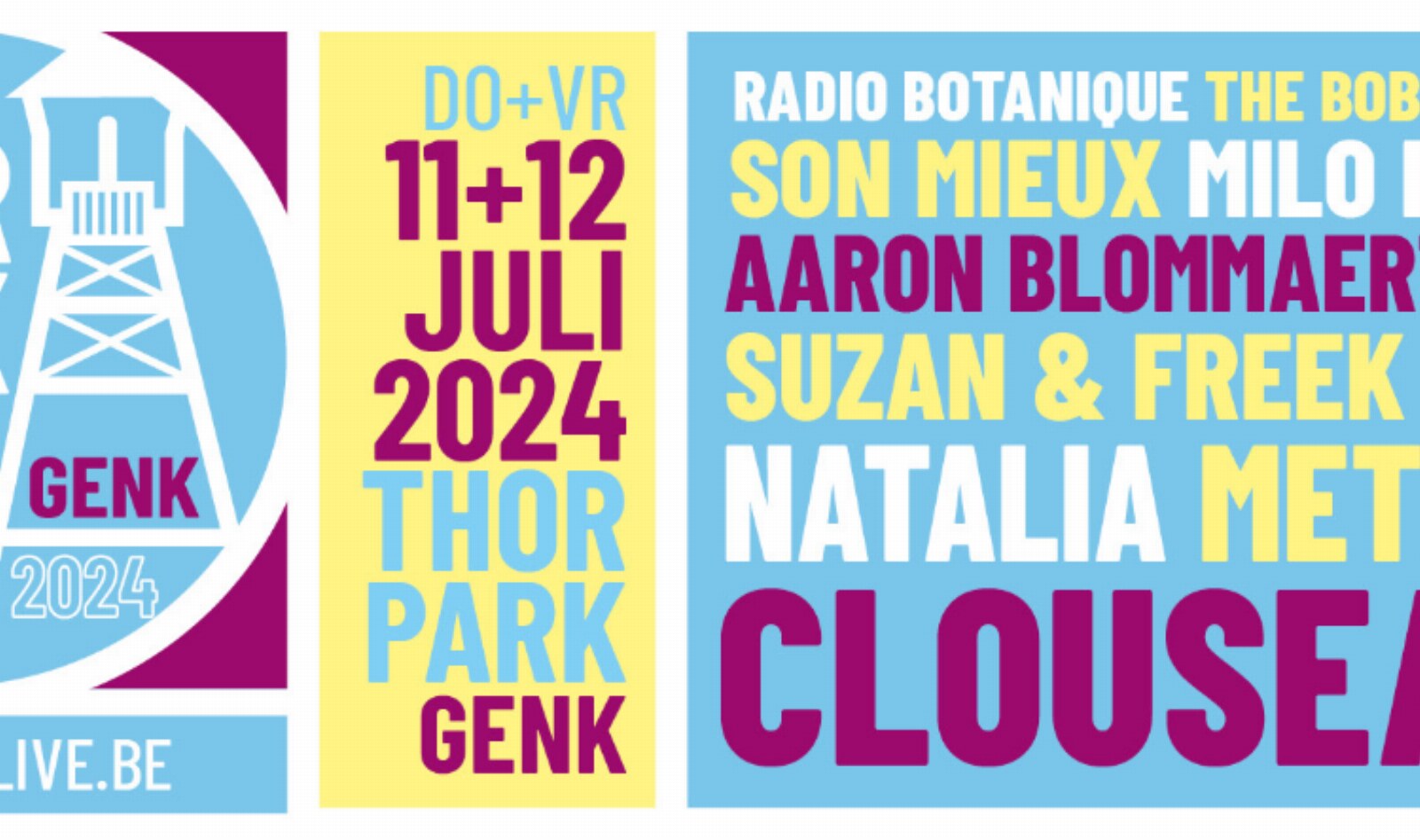 Thor Park Live vervolledigt line-up met Aaron Blommaert - Maksim - The Bobmeister - Radio Botanique