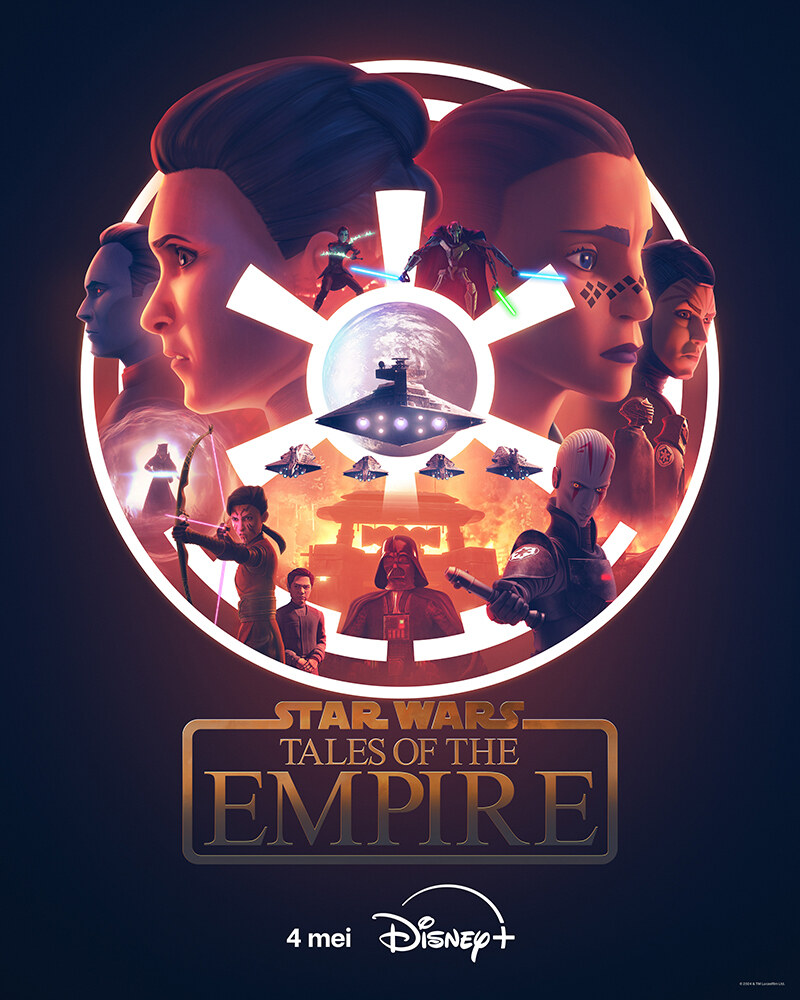 Disney+ onthult trailer en key art voor "Star Wars: Tales of the Empire"