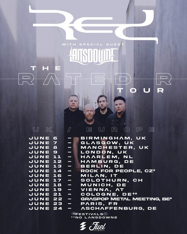 Lansdowne  release "Bury Me Reimagined" Digital EP & announce European / UK Tour Dates with RED!
