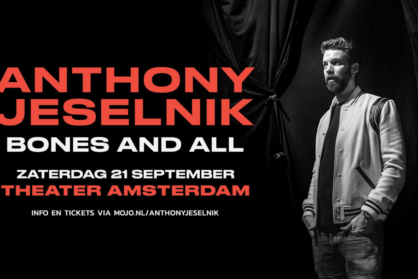 Anthony Jeselnik naar Theater Amsterdam op zaterdag 21 september