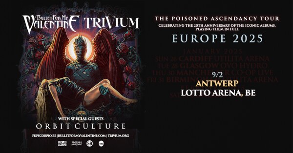 Bullet For My Valentine en Trivium spelen integraal doorbraakalbum op 9 februari