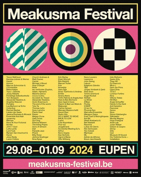 Meakusma Festival (Eupen, Belgium) reveals full 2024 lineup