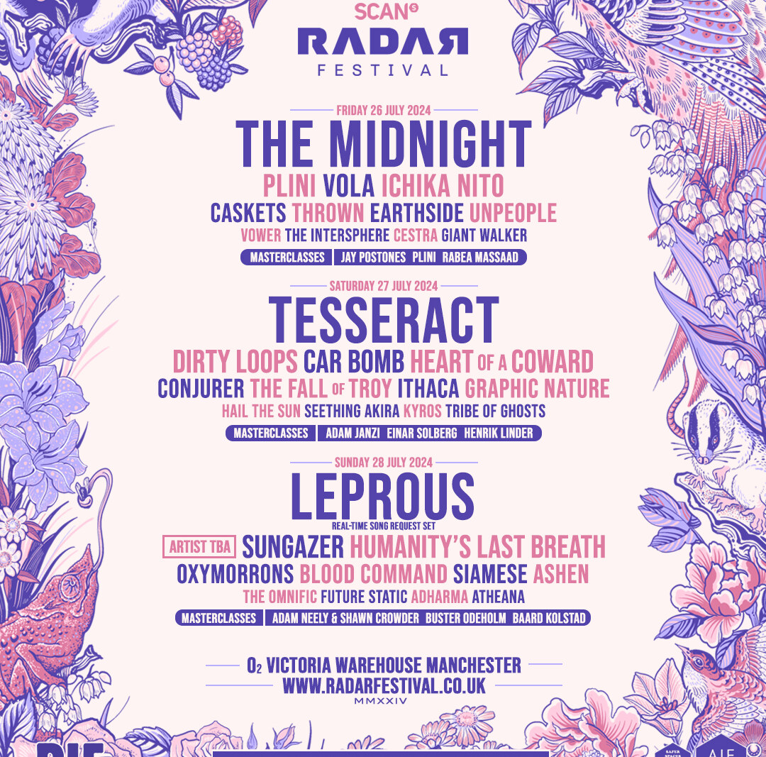 Radar Festival 2024: three more bands, masterclasses
