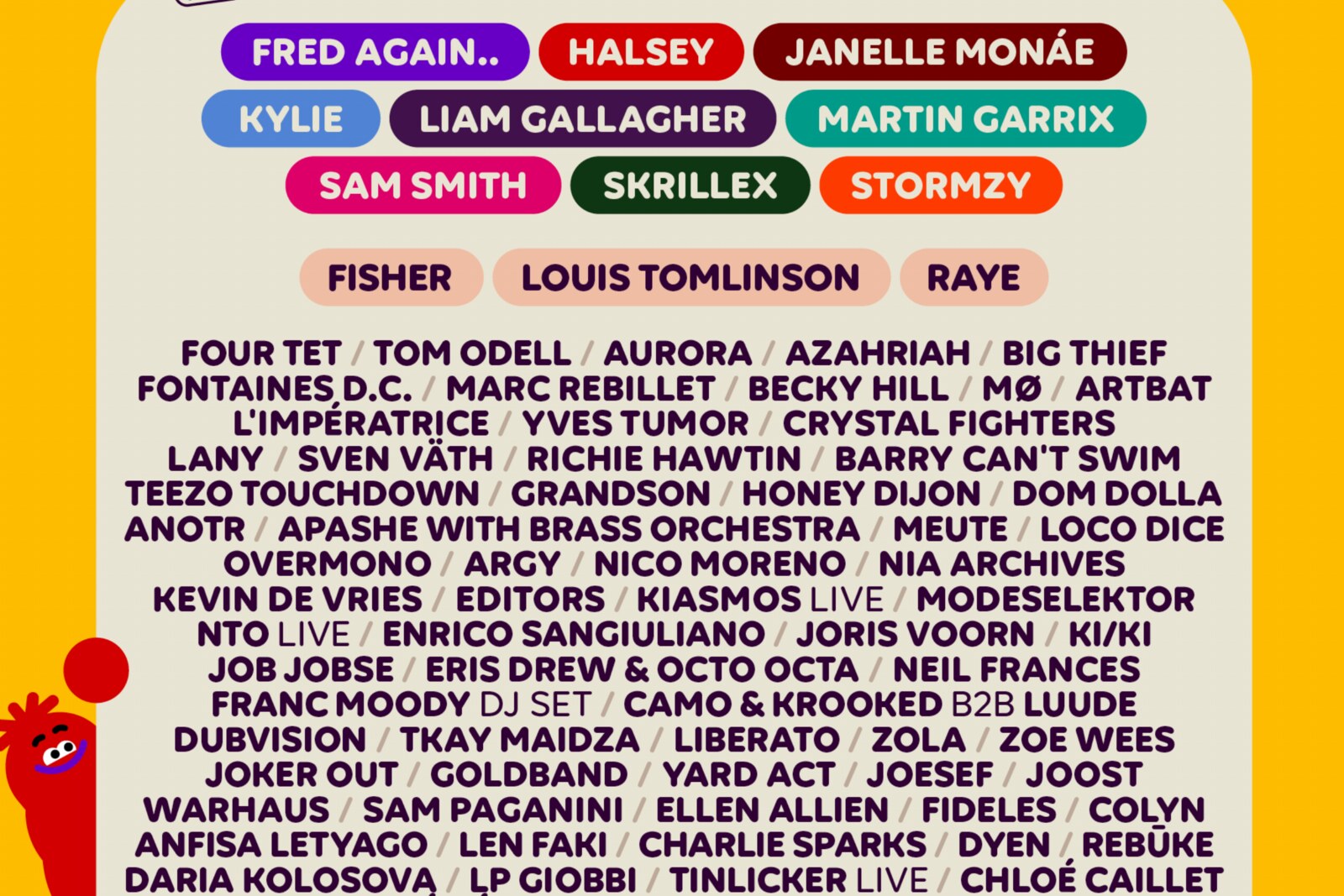 Sziget kondigt nog meer nieuwe namen aan, waaronder Kylie Minogue