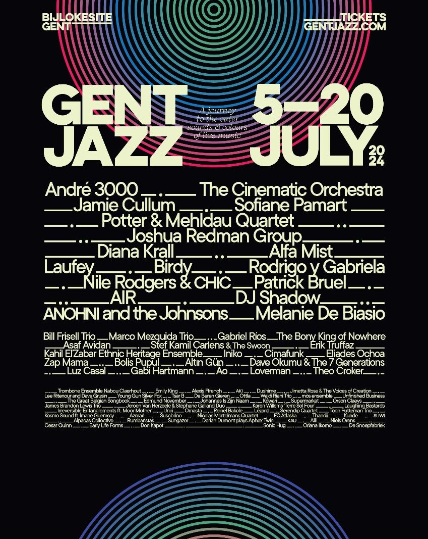 Met 11 nieuwe namen is de line-up van Gent Jazz 2024 compleet