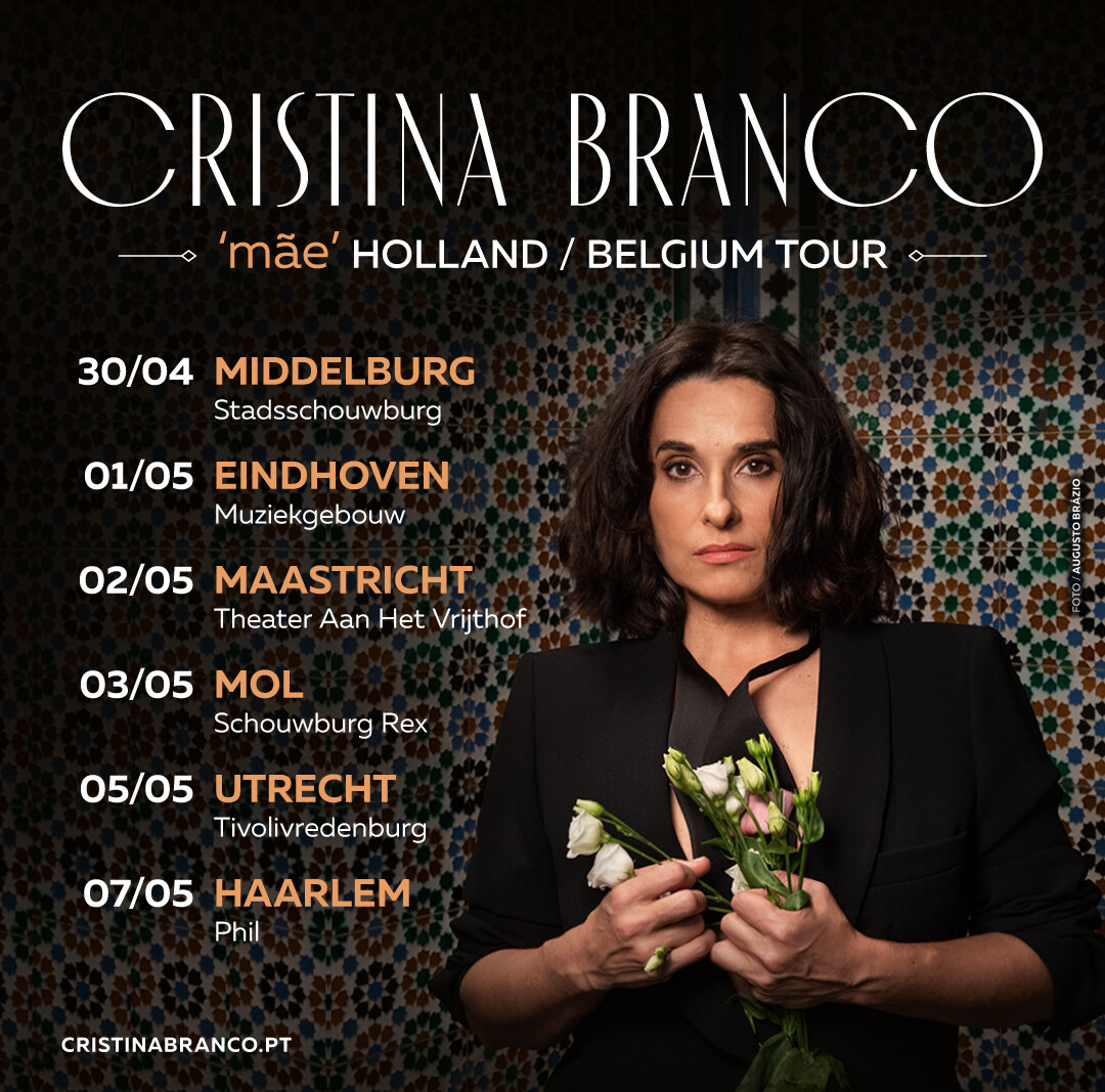 Cristina Branco on Tour in Holland and Belgium this week