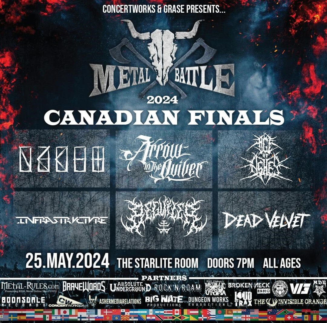 Wacken Metal Battle Canada Announces 2024 National Final Bands - Edmonton - May 25th - One Band To Rule Them All & Play Wacken Open Air