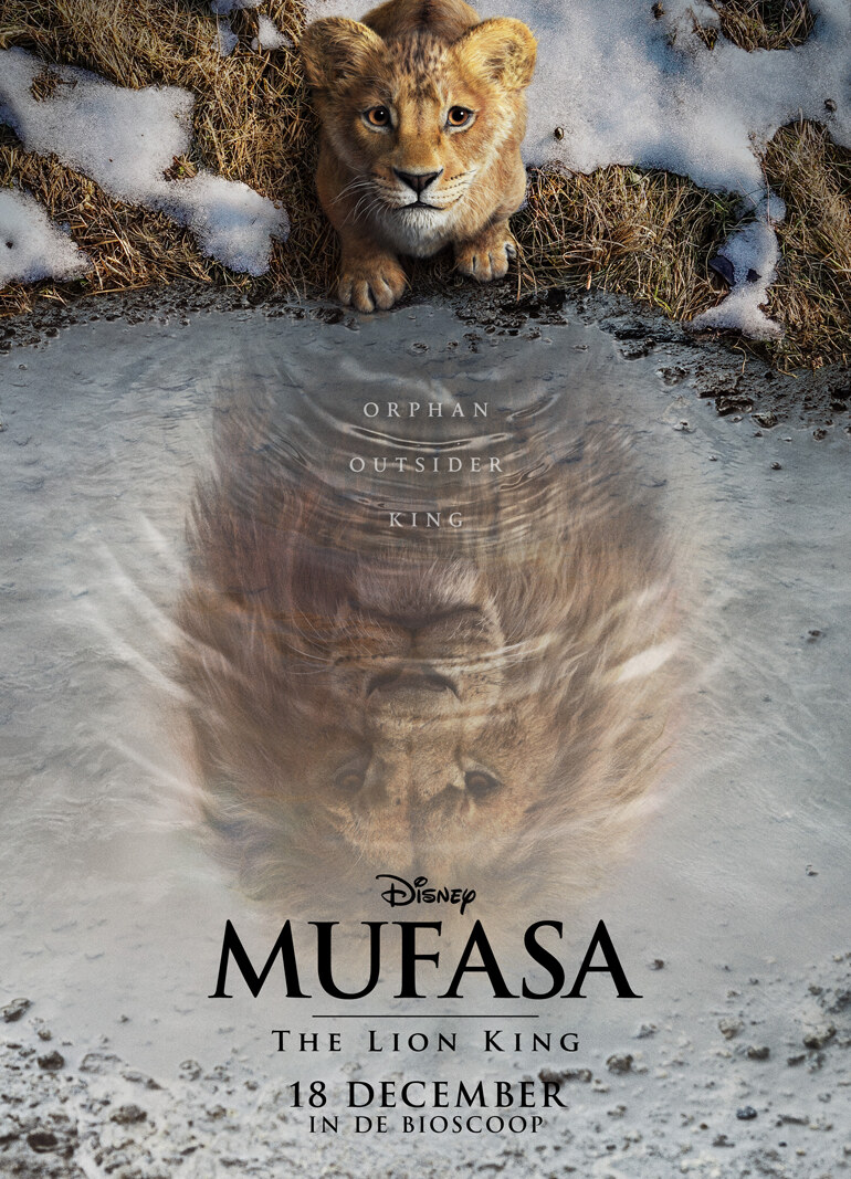 Ontdek nu de eerste trailer en poster voor "Mufasa: The Lion King"