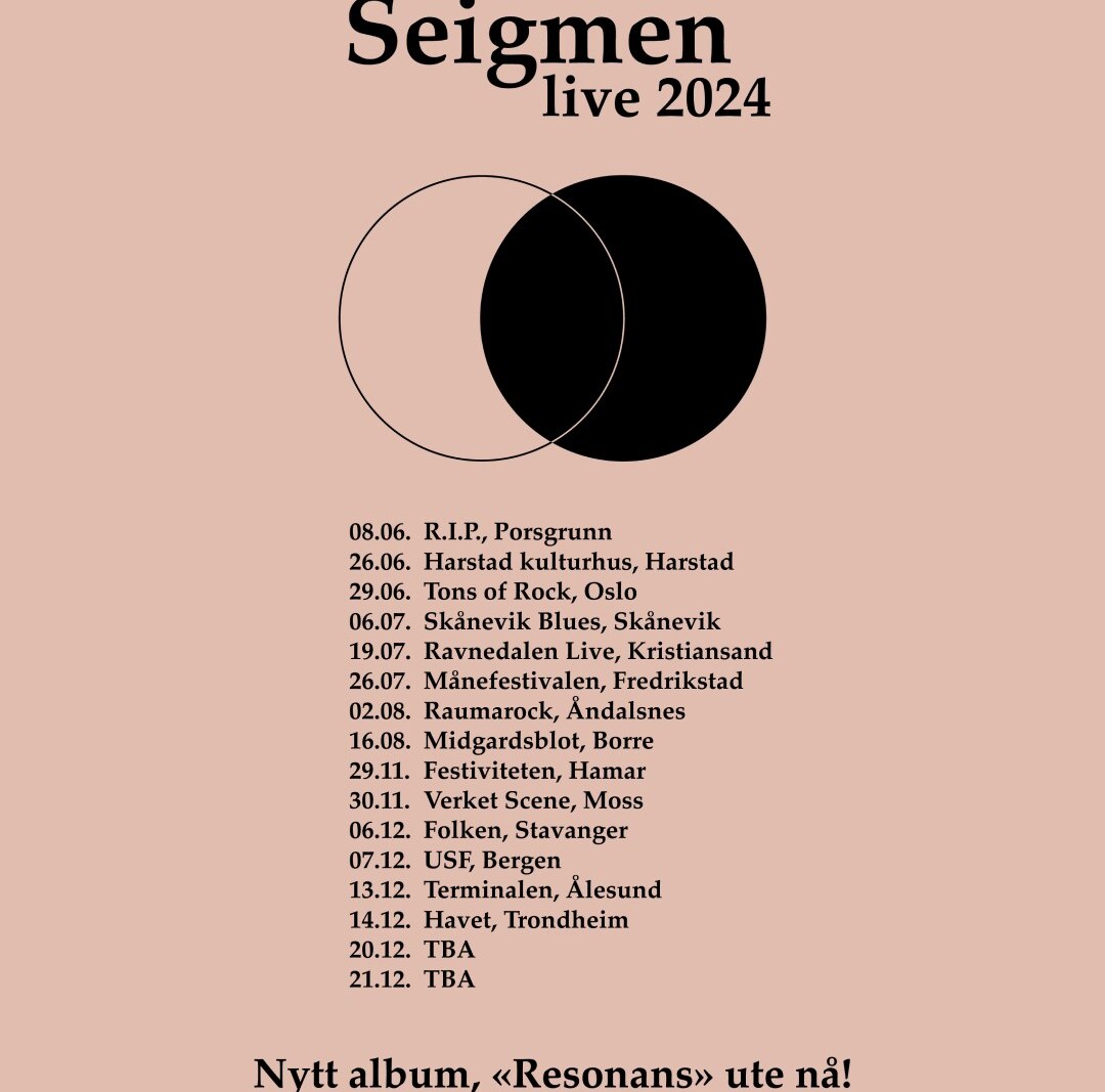 Seigmen's "Resonans" Is Finally Here! An Album Echoing The Essence Of A Longstanding Friendship Between Five Guys Who Found Each Other Through Music!