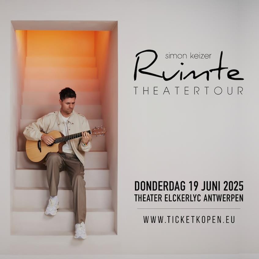 Simon Keizer komt met solo theatertour 'Ruimte' naar Antwerpen
