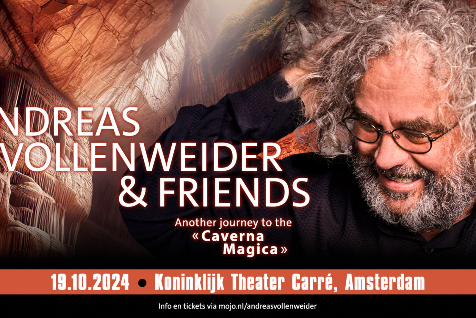 Andreas Vollenweider keert terug naar Nederland met 'Caverna Magica' in Carré op 19 oktober