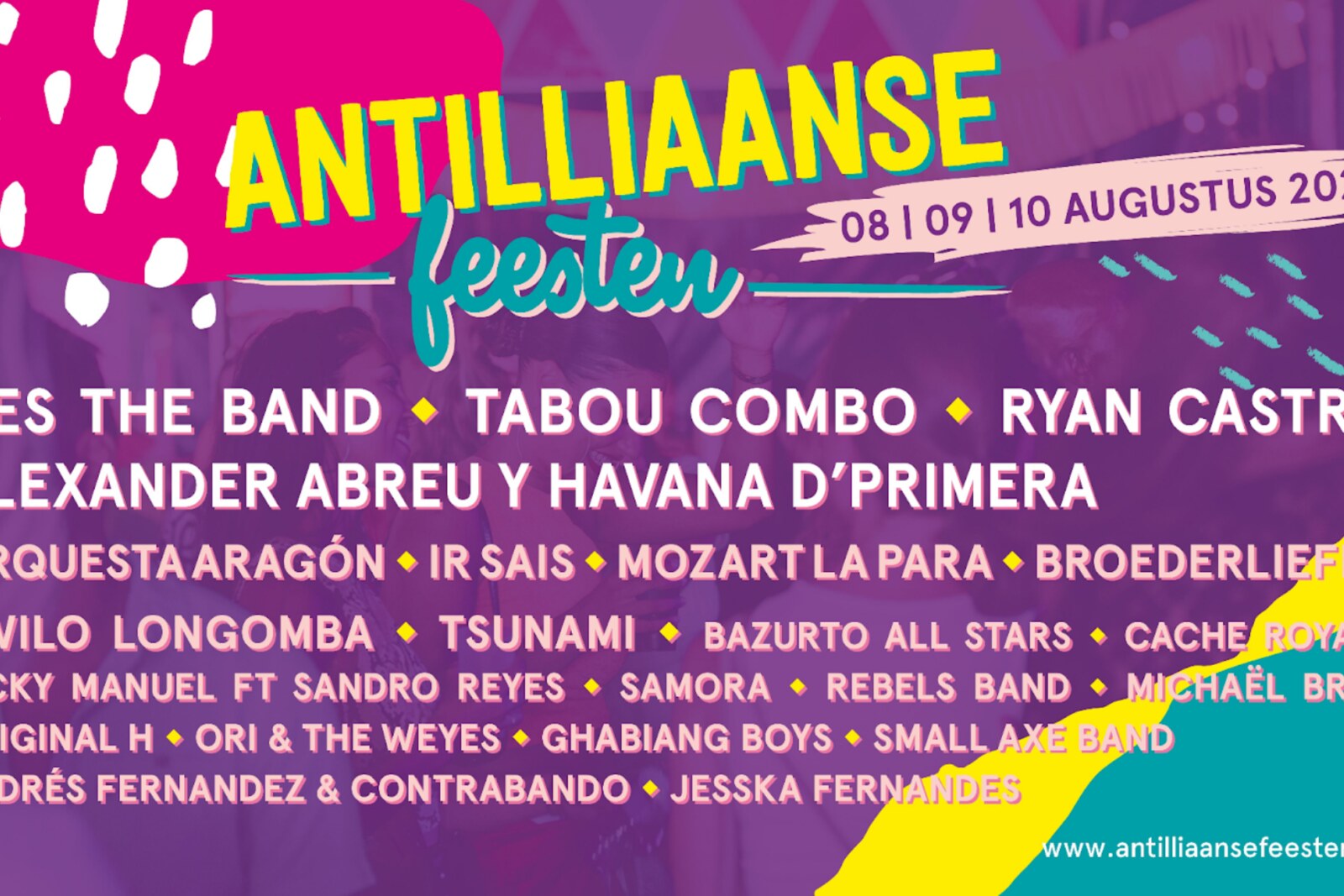 Festival Antilliaanse Feesten viert 40ste editie en maakt volledige line-up bekend