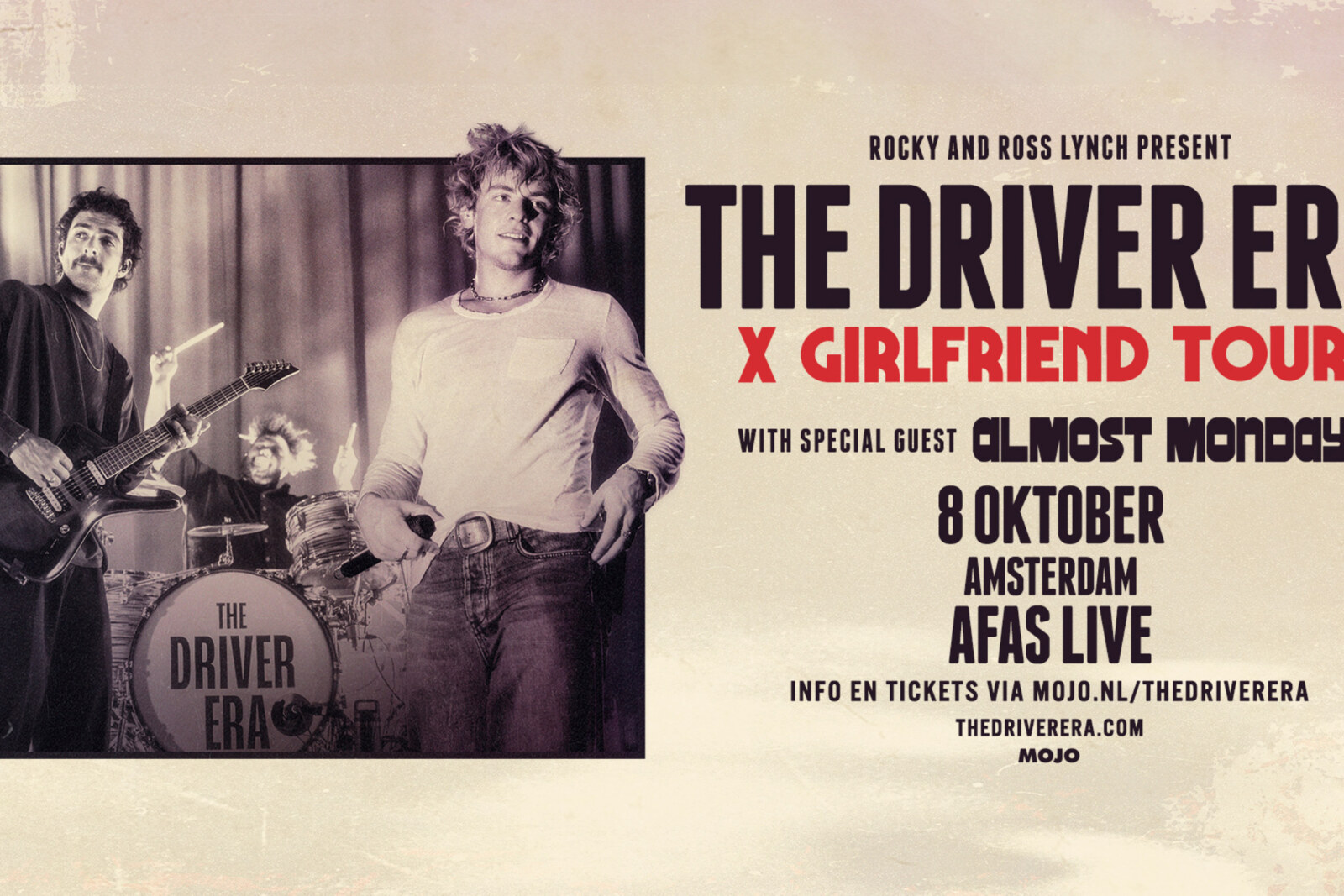 The Driver Era brengt de 'X Girlfriend Tour' naar AFAS Live op dinsdag 8 oktober