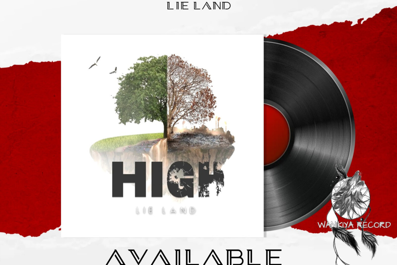 Released today "HIGH" , the new single from Lie Land
