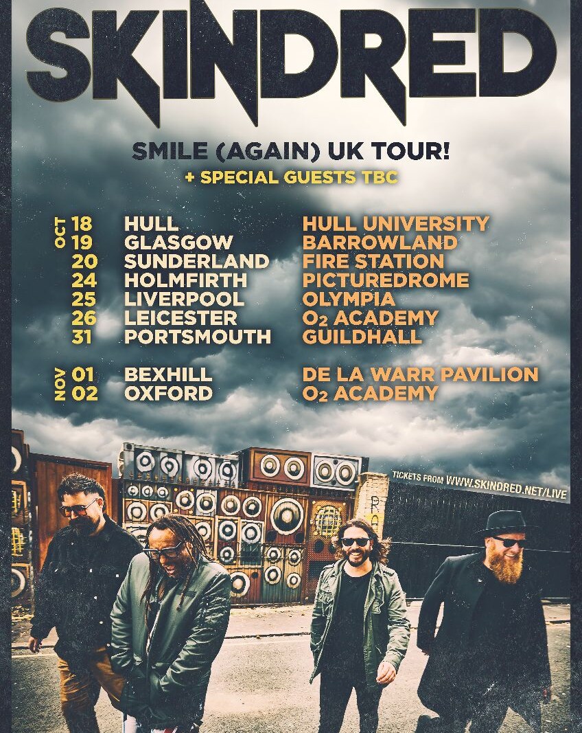 Skindred announce autumn 2024 UK headline tour