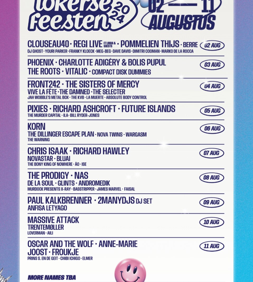 Lokerse Feesten: TRENTEMØLLER en nog 7 nieuwe namen voor de affiche