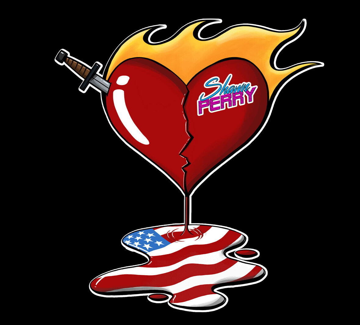 Shawn Perry Releases Debut Album 'All American Heartbreak' Along with Single "Hookin' Up" via Neon Belly Records