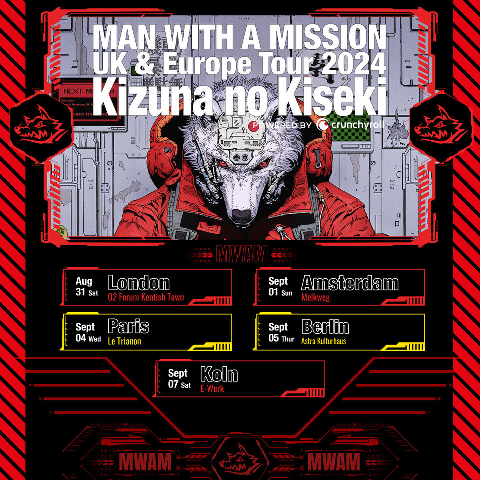 Man With A Mission announce UK & European headline tour