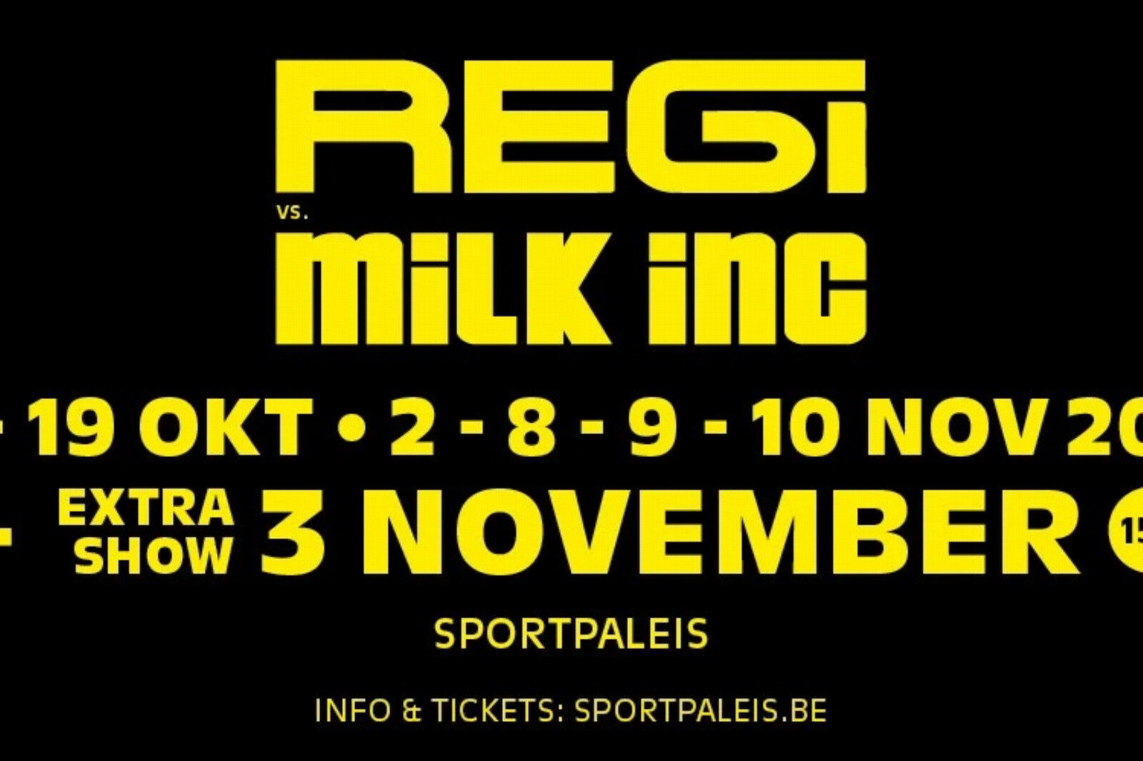 Daytime clubbing nu ook in Vlaanderen met Regi vs. Milk Inc.