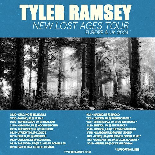 Tyler Ramsey Announces Full UK & European Tour This October/November