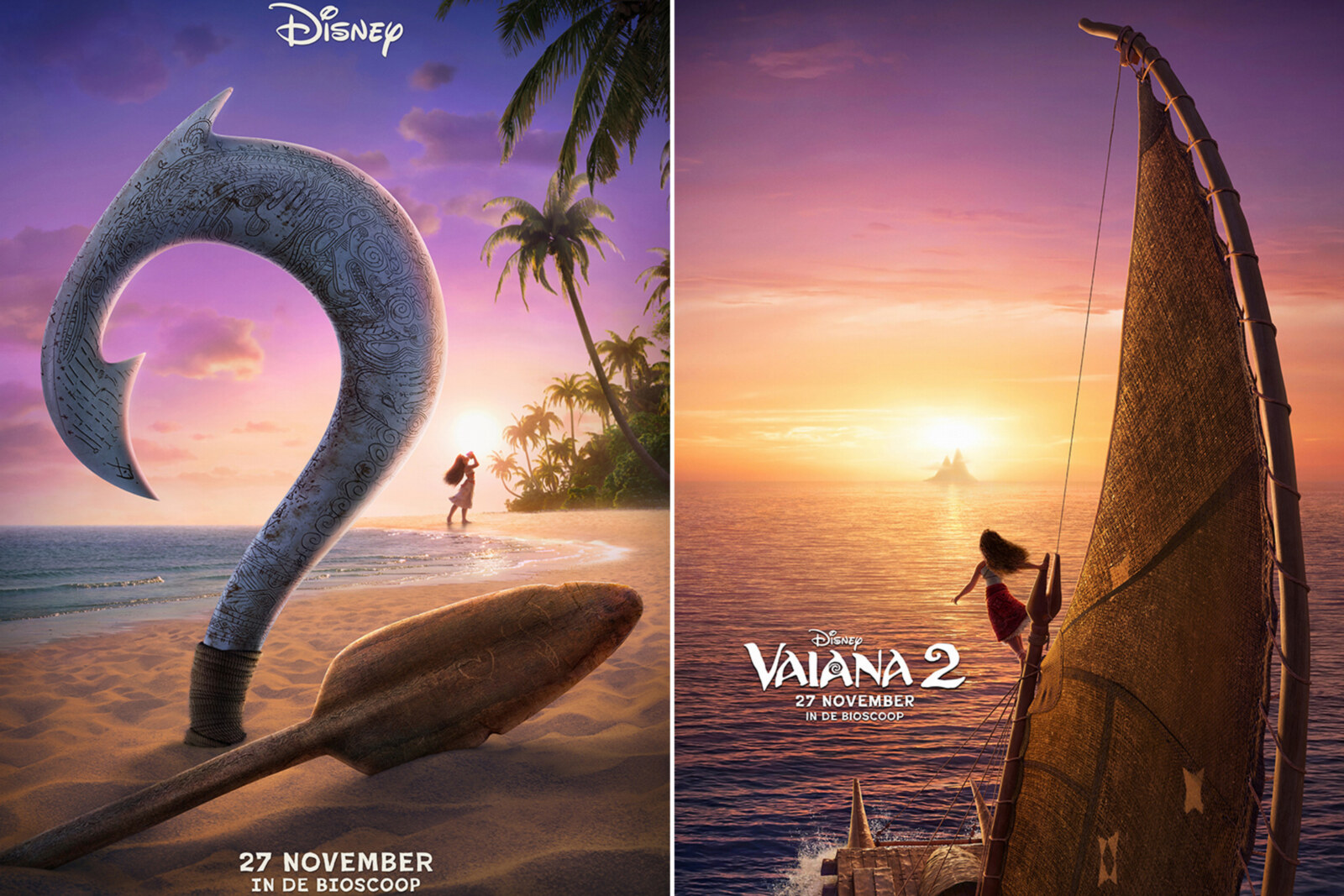 Ontdek nu de nieuwe trailer en 2 nieuwe posters voor "Vaiana 2"