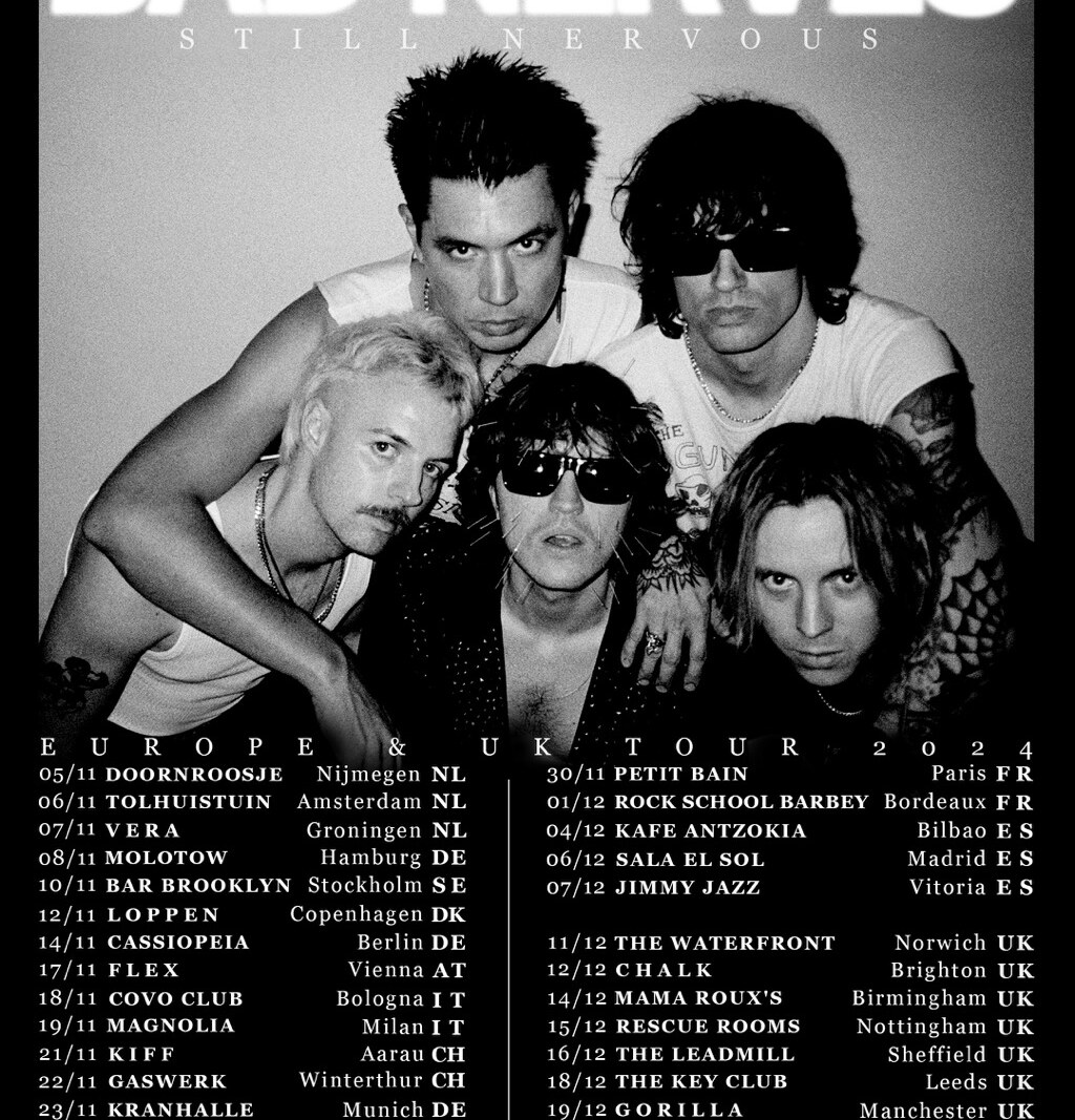 Bad Nerves Announce UK & EU Headline Tour Following Release Of New Album 'Still Nervous'