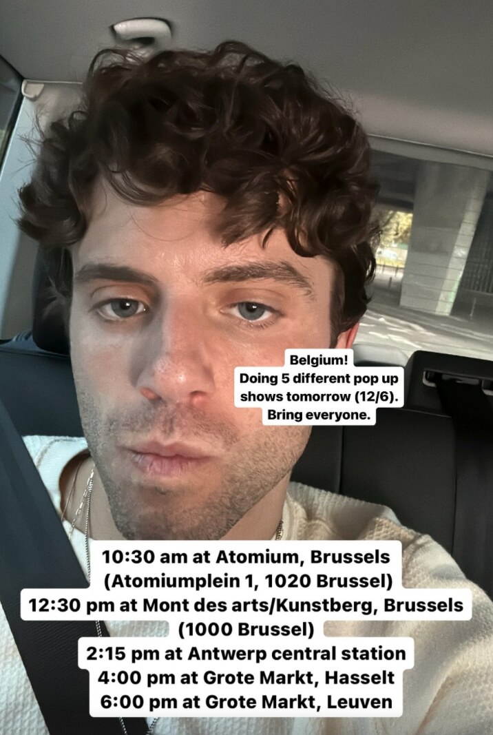 Mark Ambor verrast met last minute buskeroptredens in Brussel, Antwerpen, Hasselt en Leuven