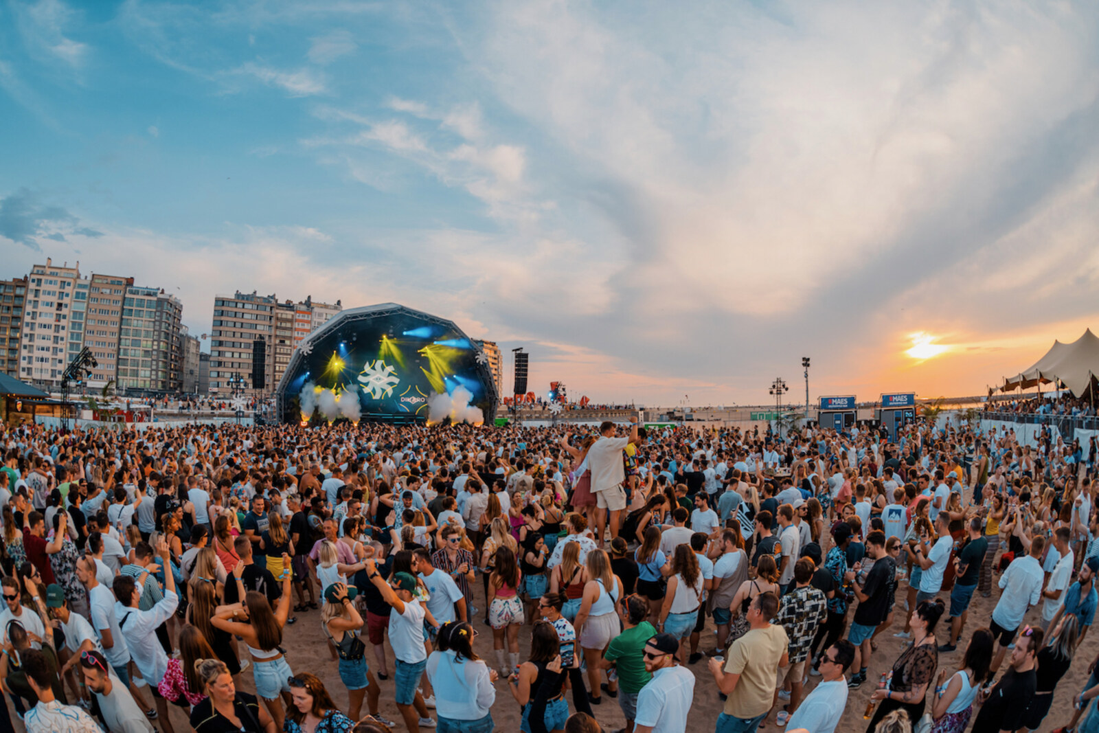 Ostend Beach Festival nodigt zijn buren uit voor rondleiding en buurtfeest