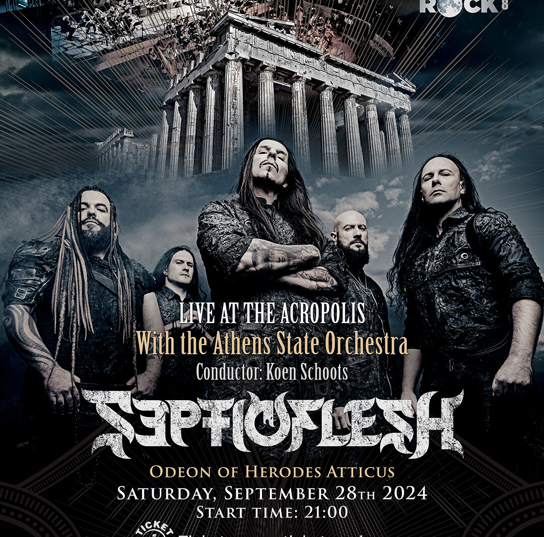 Septicflesh will bring their symphonic metal to the world famous Acropolis of Athens.