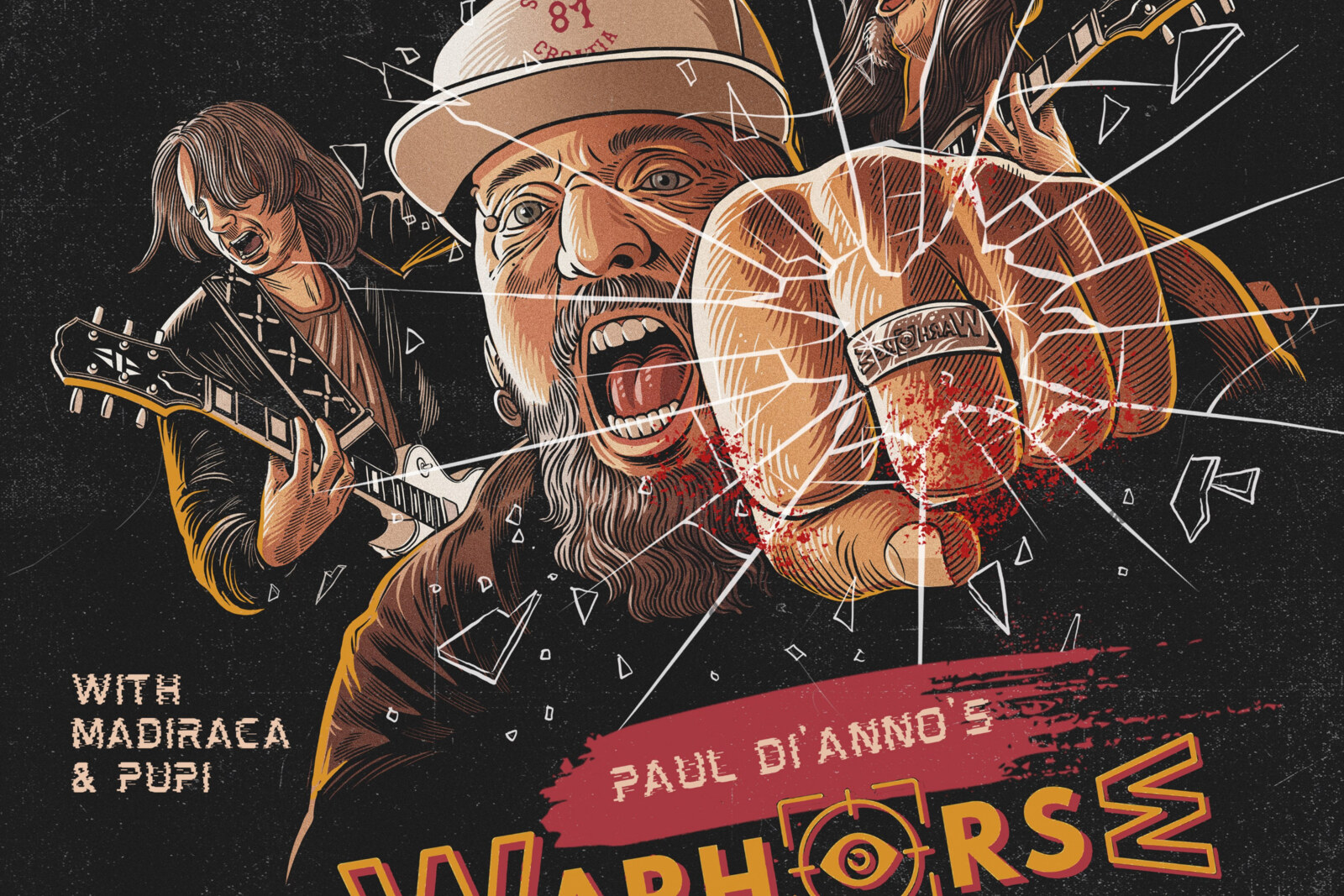 Paul Di'Anno's Warhorse Announce Their Self-Titled Debut Album Will Be Released July 19th via BraveWords Records