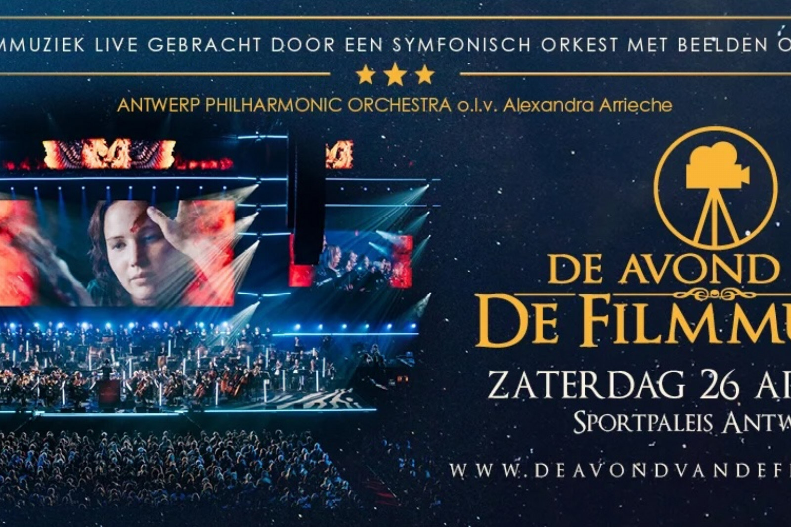 De Avond van de Filmmuziek strijkt neer in het Sportpaleis in 2025