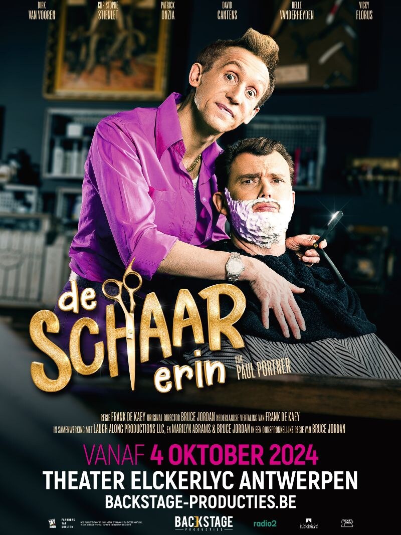 Backstage Producties pakt uit met komisch toptalent in  interactieve komedie ‘De Schaar Erin'