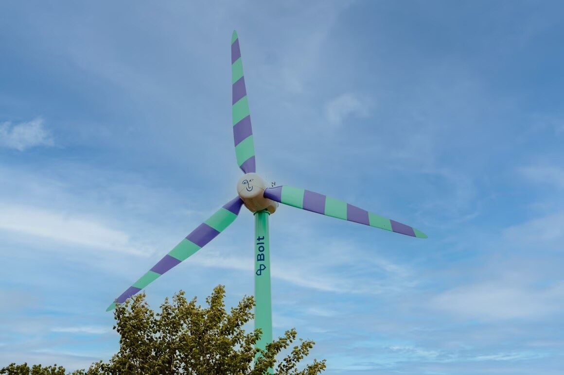 Bolt brengt eerste mobiele windmolen naar Rock Werchter