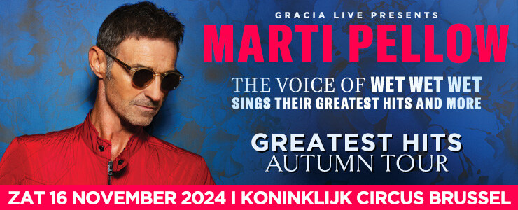 Marti Pellow, de stem van Wet Wet Wet: op 16 november 2024 in Brussel